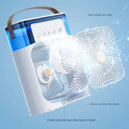 Portable Air Cooler Fan😍Air Conditioner | Multicolour